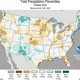 Large swaths of the U.S. saw below average precipitation in October 2022